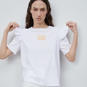 ZARA tshirt with text